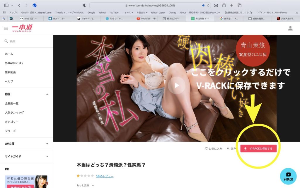 V-RACKへの保存方法